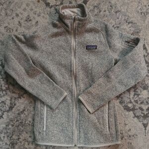 Patagonia Heathered Gray Zip-Up Jacket